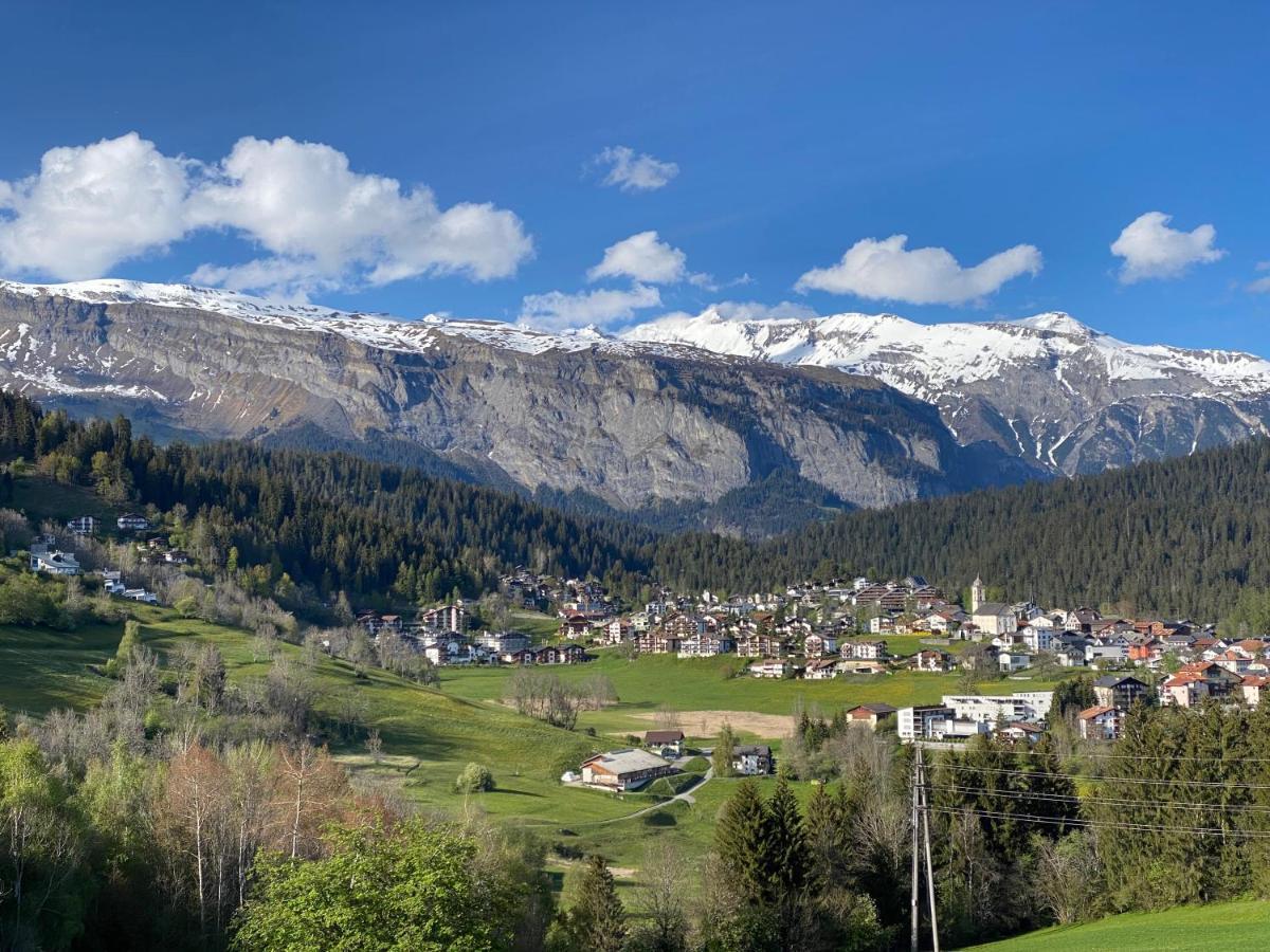 Moderne Ferienwohnung In Laax - Modern Apartment In Laax Eksteriør billede
